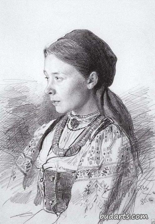 Portrait of M.I. Artsybusheva