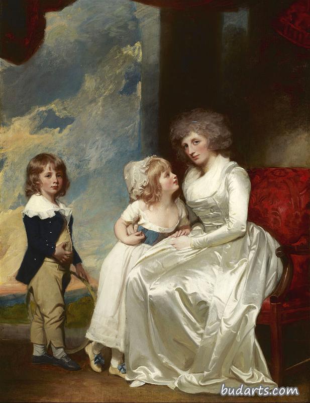 华威伯爵夫人亨丽埃塔和她的孩子们