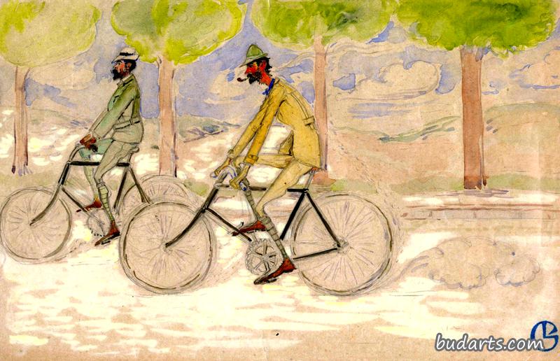 保罗·兰森和乔治·拉科姆自行车赛