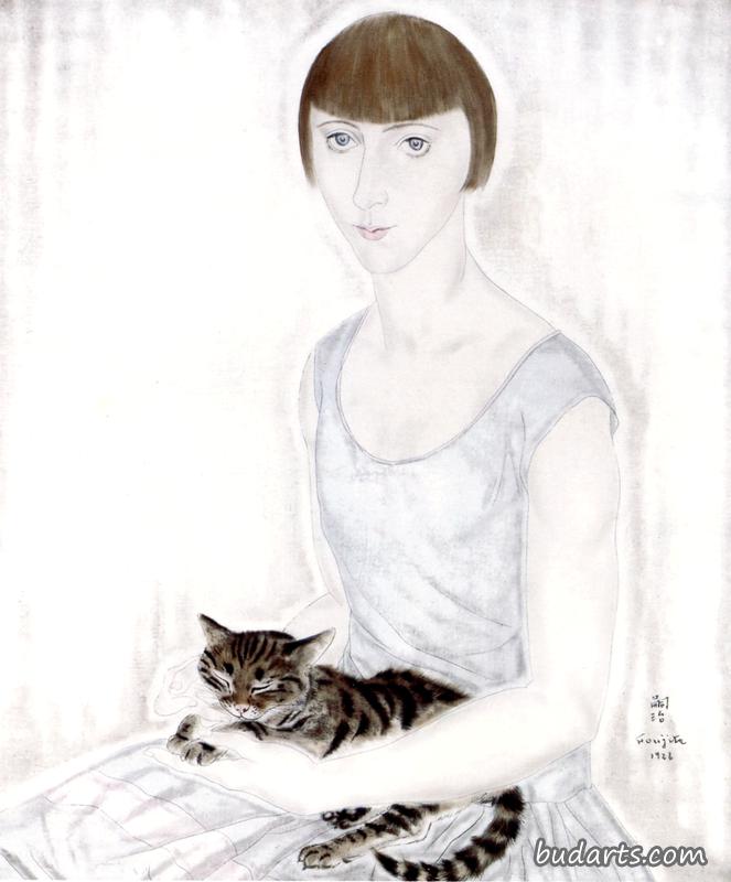 带猫的女人，吉塔的肖像
