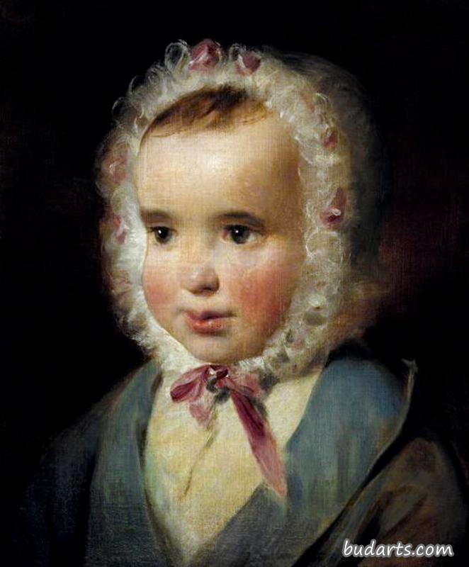 列支敦士登索菲亚公主一岁半的肖像