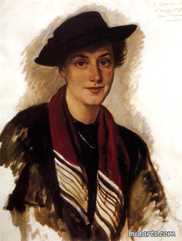 Portrait of S.A. Lukomskaya