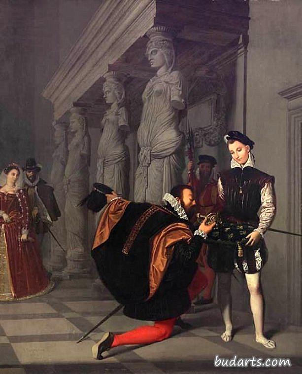 托莱多的唐·佩德罗亲吻亨利四世的剑