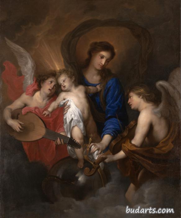 圣母子与音乐天使