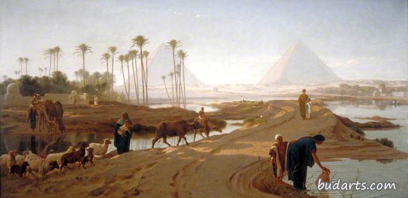 埃及尼罗河的下沉