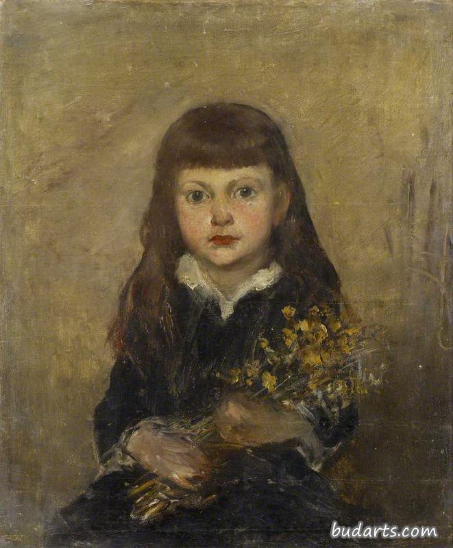艺术家女儿玛格丽特·米莉森特·费舍尔·普劳特的肖像