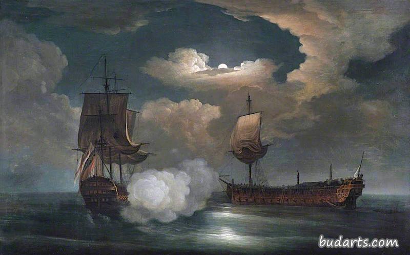 1759年4月4日，阿基里斯皇家海军占领了圣佛罗伦萨伯爵