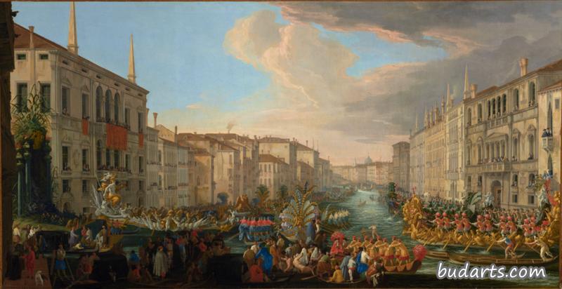 纪念丹麦国王腓特烈四世的大运河赛船会