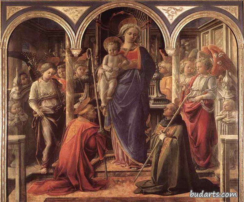 圣母子与圣弗雷迪亚努斯和圣奥古斯丁