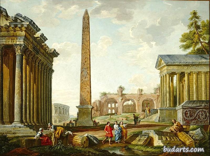 罗马遗迹的想象景观