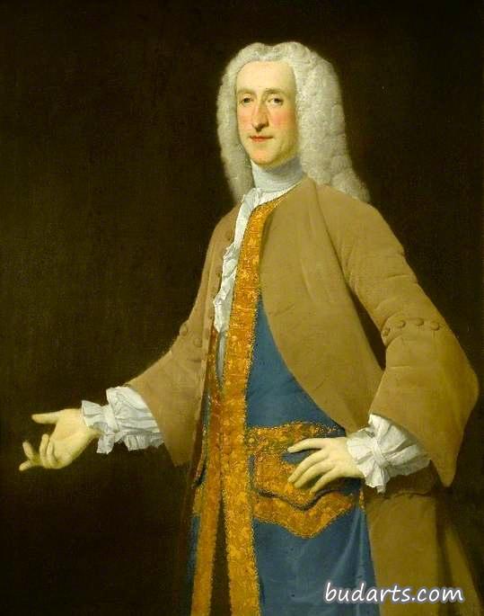 一位绅士的肖像（据说是查塔姆伯爵一世的老威廉·皮特