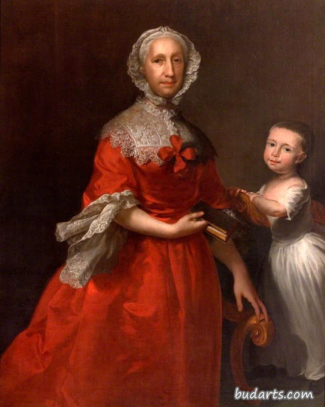 伊莎贝拉·李和她的孙子威廉·沃勒