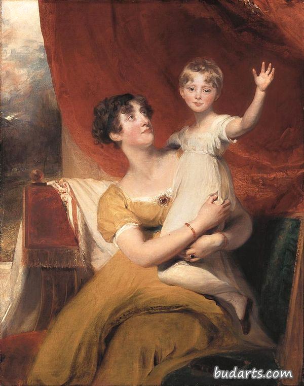 奥德夫人和她的女儿安妮