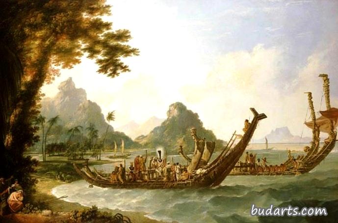 奥塔黑特战船（1774年4月，奥哈内诺港部分景观）