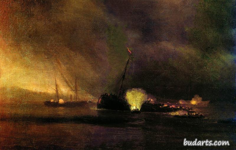 苏林一艘三桅轮船爆炸，1877年9月27日