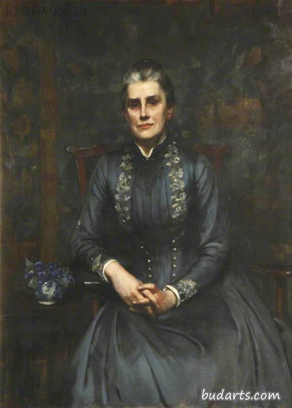 伊丽莎白·华兹华斯夫人，玛格丽特·霍尔夫人第一任校长