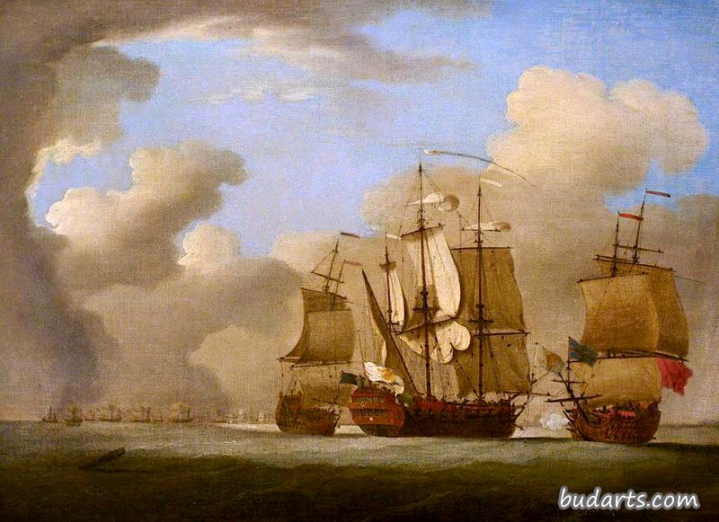 1739年9月23日“圣约瑟夫”号西班牙大帆船的捕获