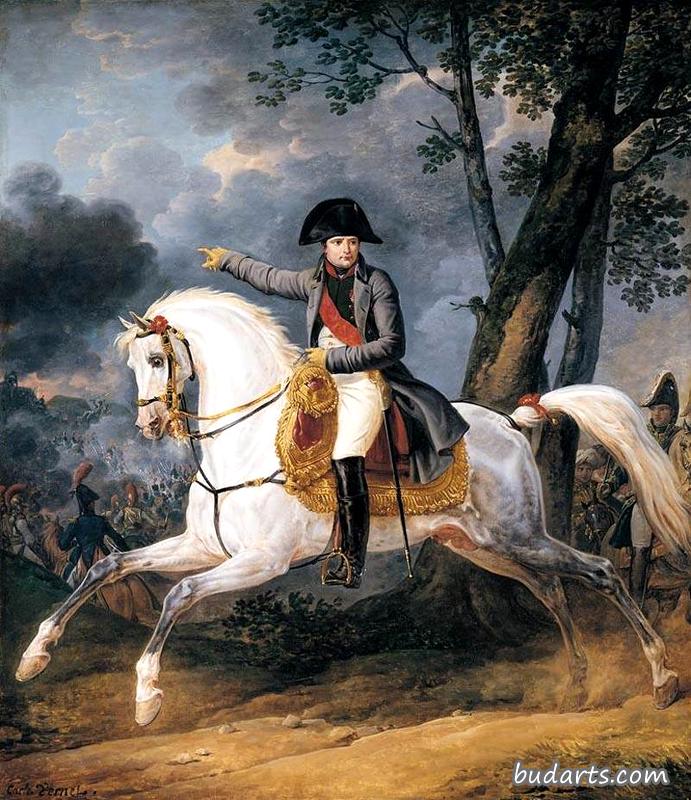 拿破仑一世的马术肖像