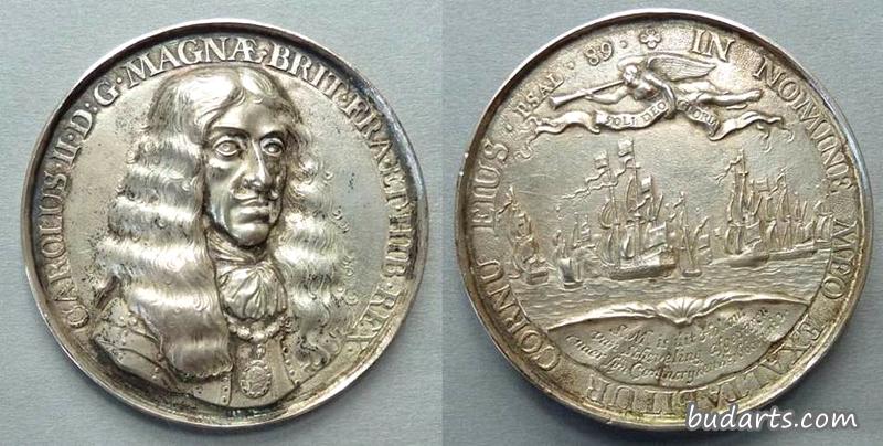 纪念查理二世在舍维宁根登船的奖章
