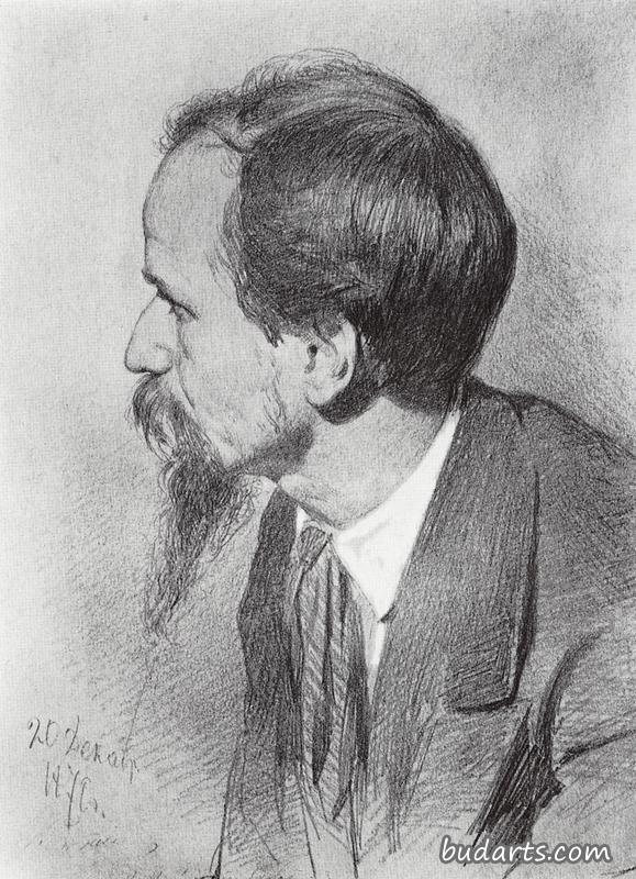 画家帕维尔·齐斯蒂亚科夫肖像
