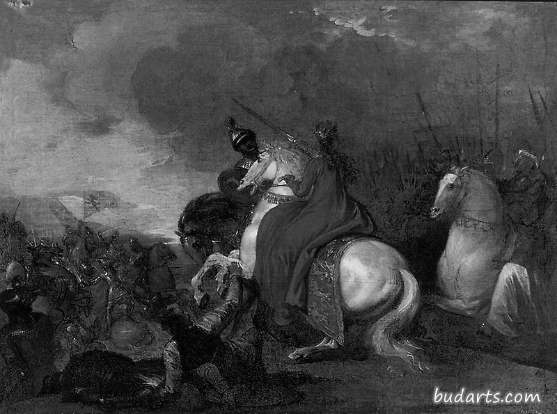 菲利帕女王在内维尔十字军战役中