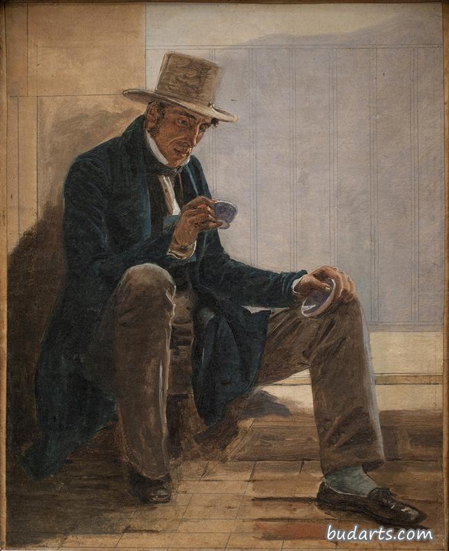 丹麦画家马丁努斯·罗比的肖像