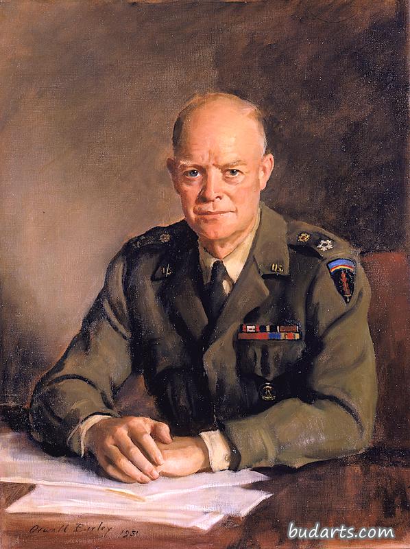 德怀特·艾森豪威尔将军，欧洲盟军最高指挥官，1949年