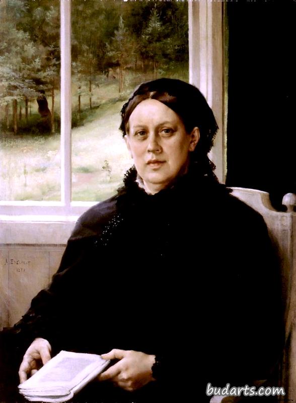 艺术家母亲亚历山德拉·埃德费尔特的肖像