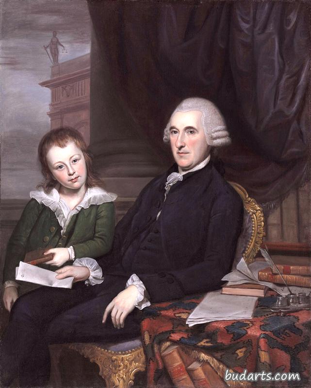 首席大法官托马斯·麦肯恩和他的儿子小托马斯·麦肯恩
