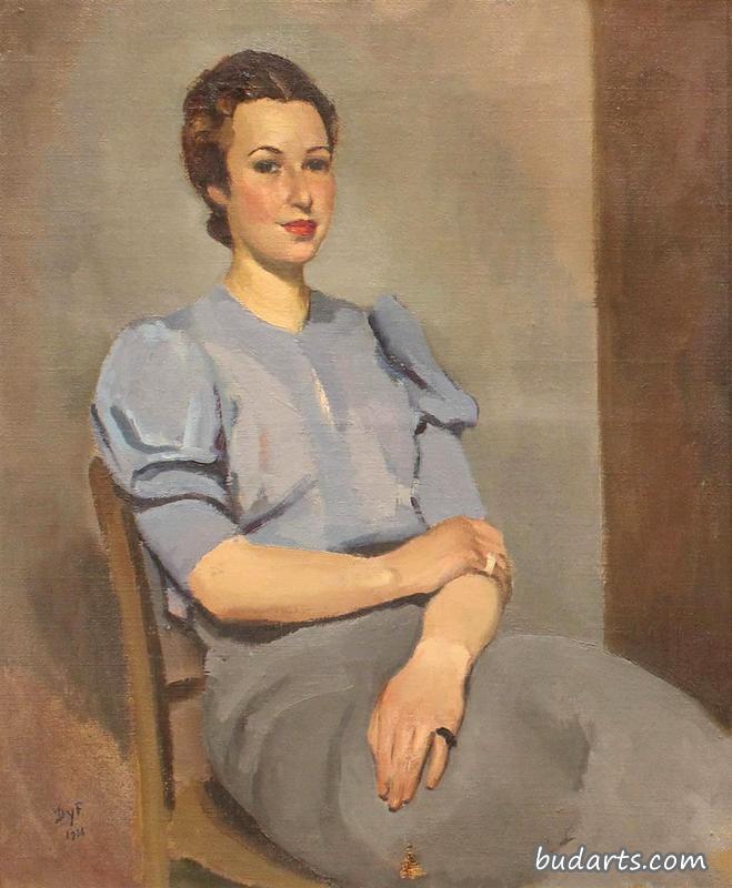 坐着的女人的肖像