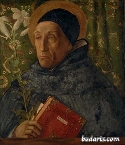 弗拉·特奥多罗·达·乌尔比诺成为圣多米尼克（模仿贝利尼）