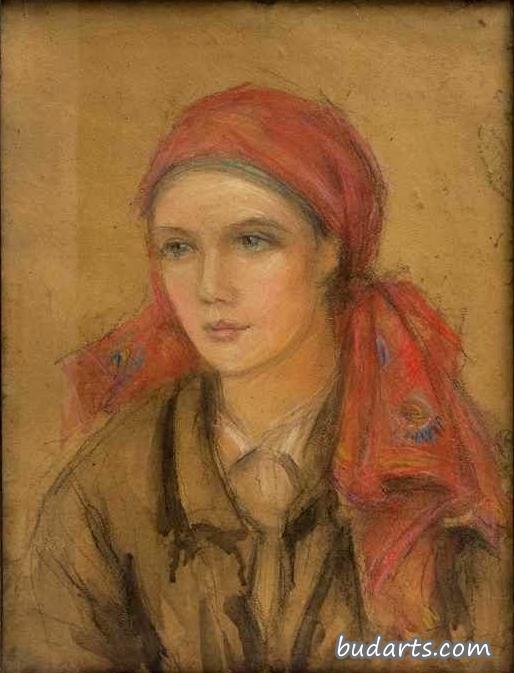 一位年轻农妇的画像