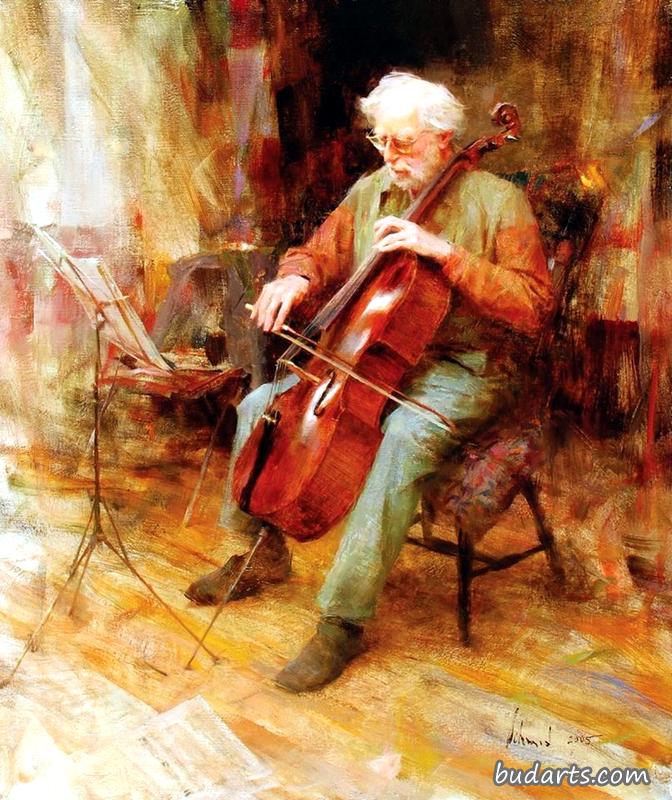 大提琴家大卫·威尔斯