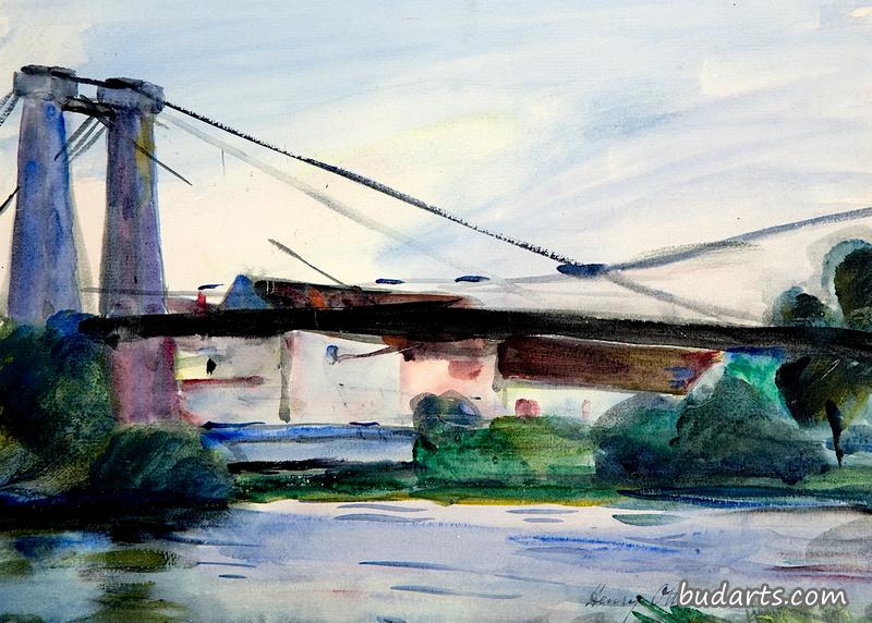 横跨罗纳河的桥