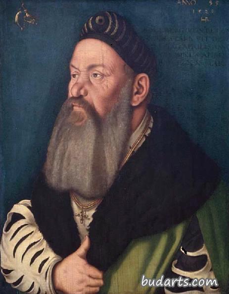 阿德伯格三世或比尔费尔斯的肖像