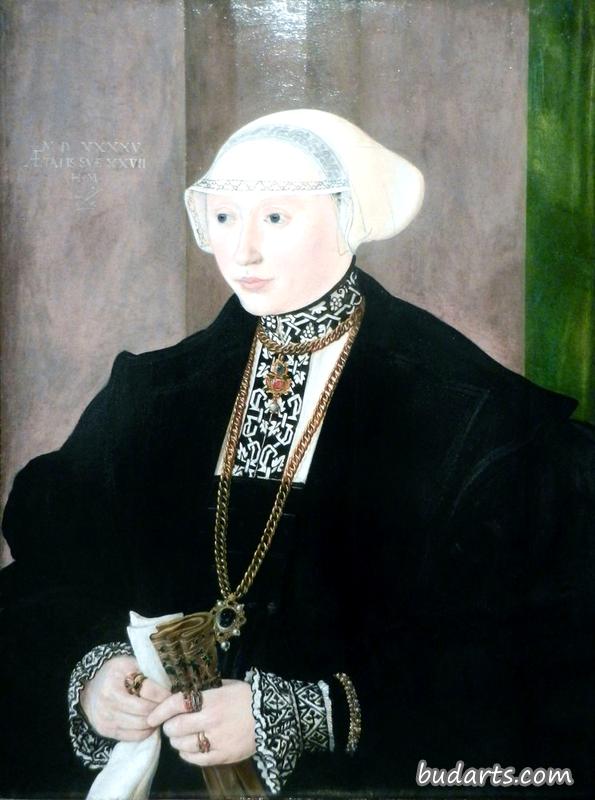 玛利亚·基茨彻（Maria Kitscher von 214）的肖像；冯·弗里堡