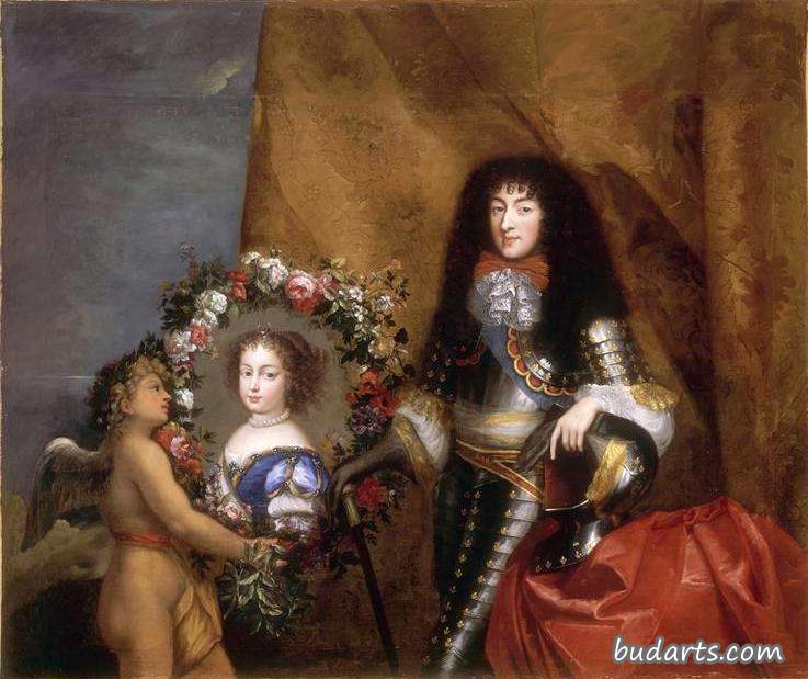 法国的菲利普和他最爱的女儿玛丽·路易斯