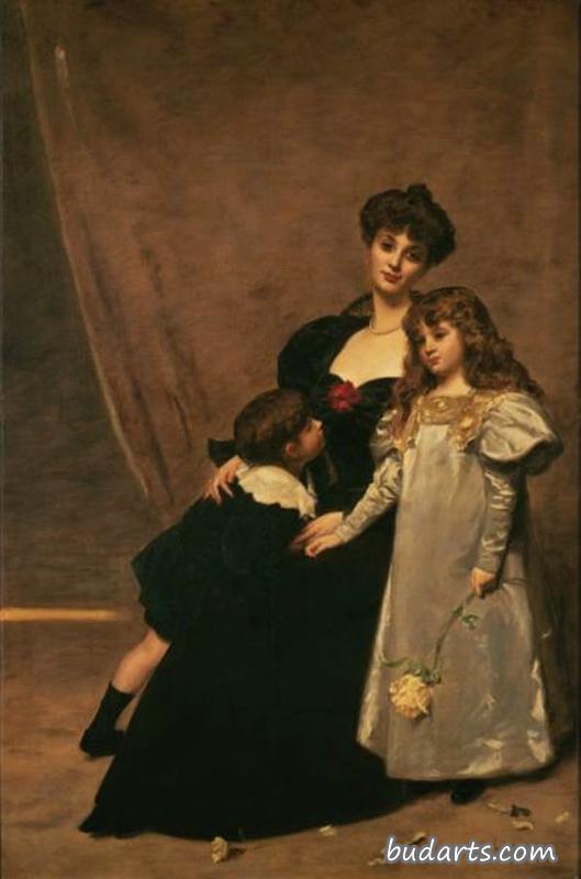 费杜夫人和她的孩子们