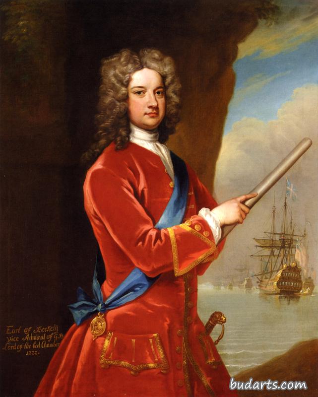 伯克利三世伯爵詹姆斯·伯克利上将的肖像（1680-1736）