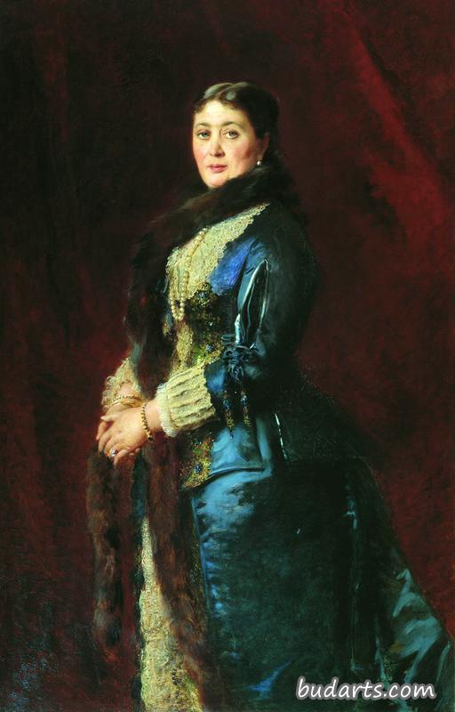 奥洛娃·达维多娃伯爵夫人画像