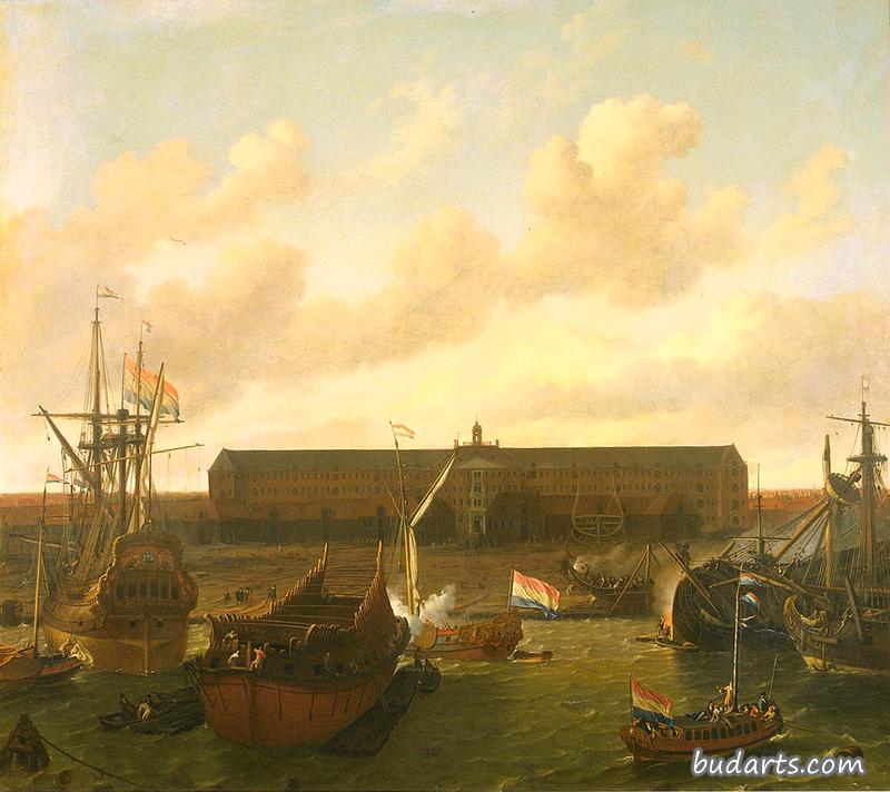 荷兰东印度公司在阿姆斯特丹的码头