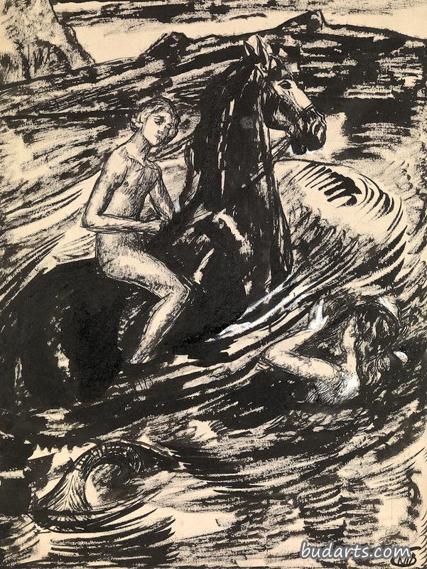 米哈伊尔勒蒙托夫的《潮中公主》插图