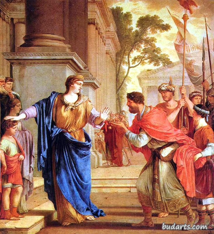 科妮莉亚拒绝托勒密王朝的王冠