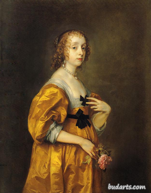 舒兰玛丽·维莱尔夫人赫伯特肖像（1622-1685）
