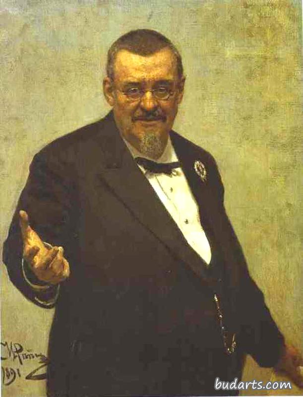 律师弗拉基米尔·斯帕索维奇的肖像