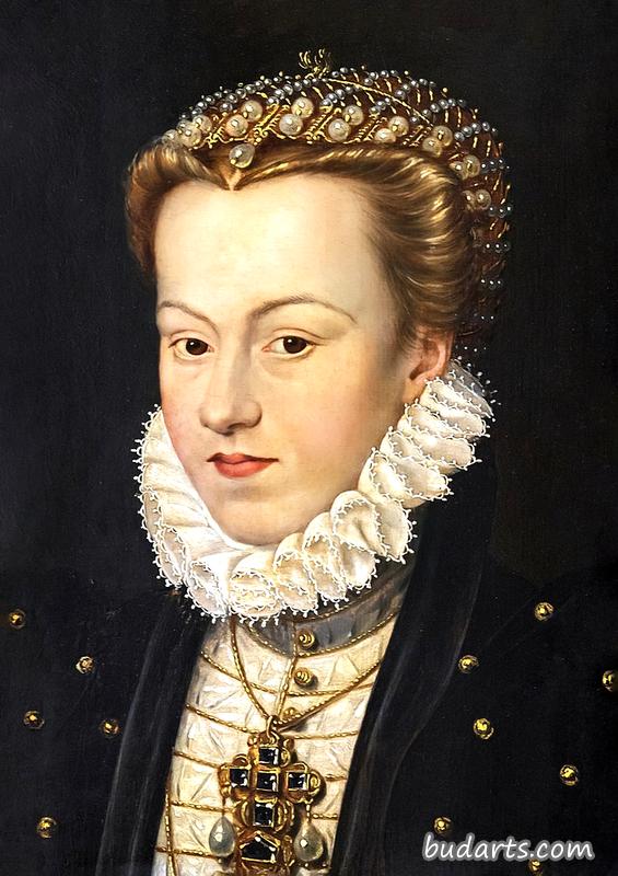 奥地利伊丽莎白的肖像