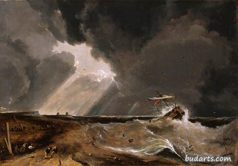 1815年4月15日，在温特顿失事的“普罗维登斯号”营救船员和乘客