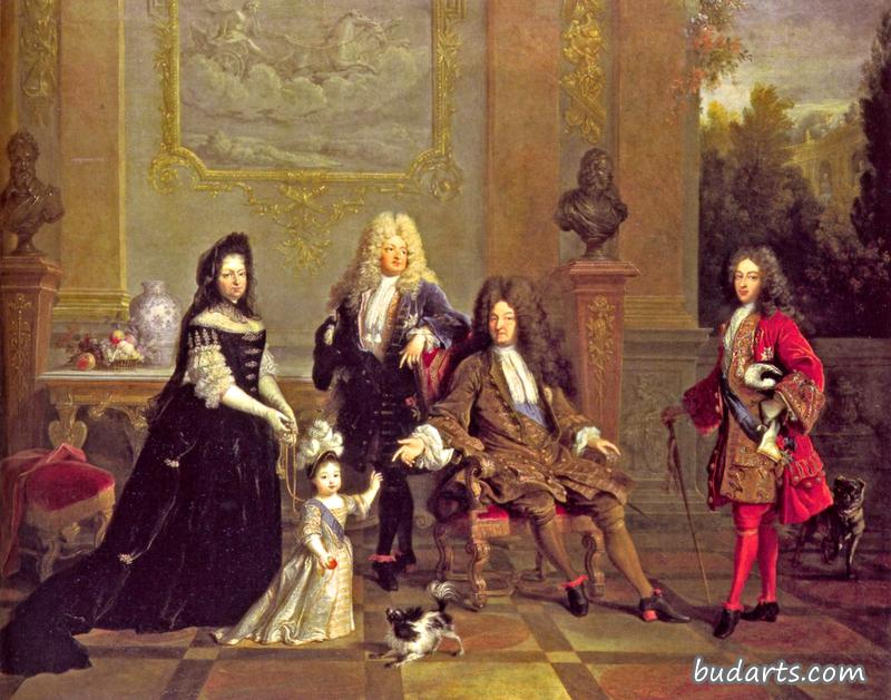 路易十四和他的家人