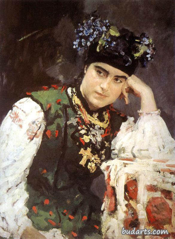 S.M.德拉戈米罗娃的肖像