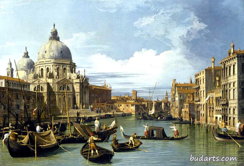 大运河和圣玛利亚教堂敬礼